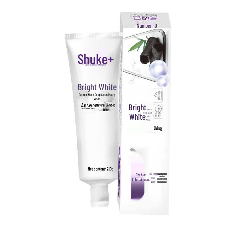 Shuke Bamboo Charcoal & Pearl Whitening Toothpaste