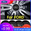 Car Sticker Hot For Ford New 4Pcs 56mm Car Wheel Hub Cap Metal Emblem Stickers Accessories for Ford Focus Mk2 Mk3 Fiesta Ranger