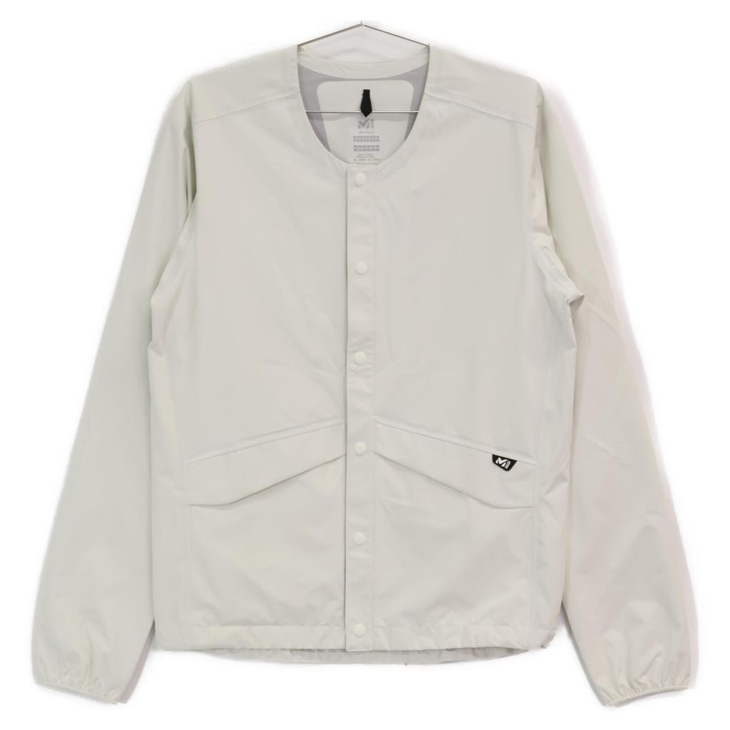 MILLET Off-white nylon Typhoon 5000 collarless jacket Jacket S off whiteUsed
