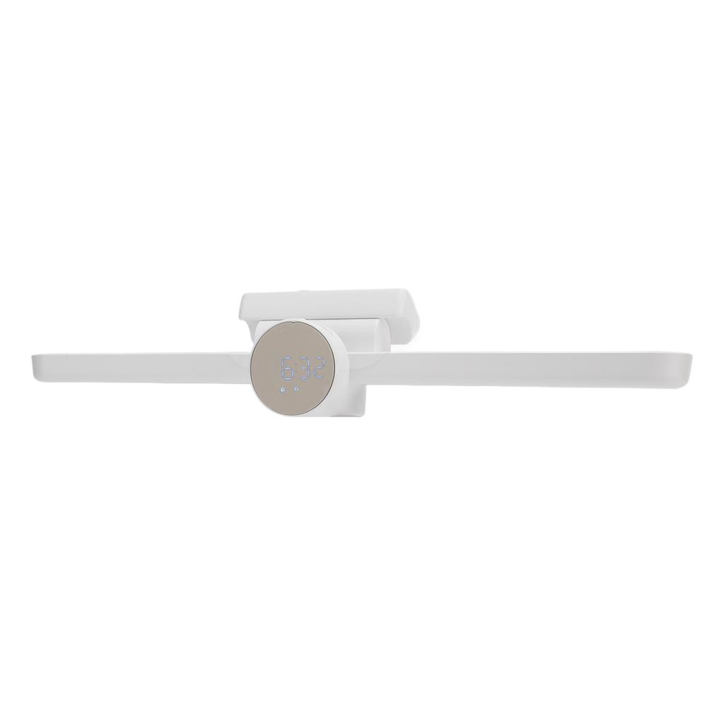 LED Unterschrankleuchte mit Digitaluhr Magnetische Schrankleuchte Dimmbar 3 Farbtemperaturen 1200mAh Wiederaufladbar für