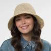 Damen Boho Stroh-Sonnenhut Sommer Outdoor Atmungsaktiv Faltbar Reisehut Valentinstagsgeschenk