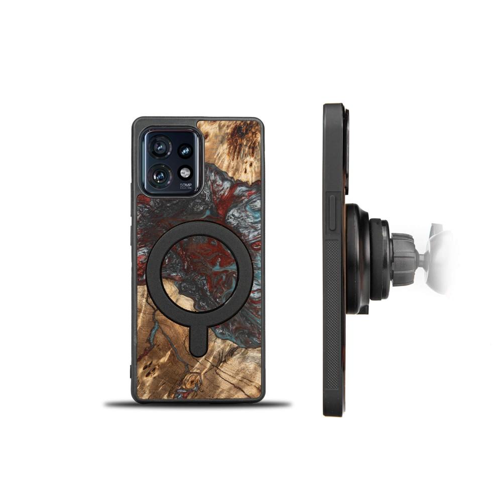 Bewood Unique case for Motorola Edge 40 Pro - Planets - Pluto with MagSafe