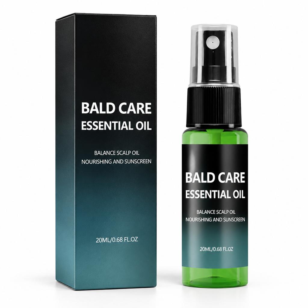 Scalp Nourishing Essential Oil Spray, suitable for refreshing and non-greasy scalp care, containing squalane, olive oil, olive extract