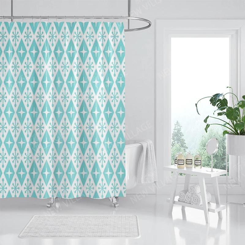 Waterproof Fabric Shower Curtains Bathroom Curtain Accessories Bath Curtain for Shower 180x200 240*200 Boho Decoration Abstract