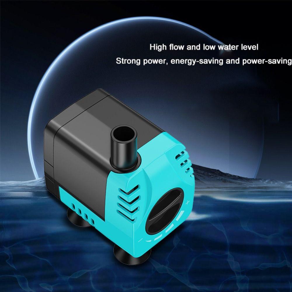 Silent Aquarium Submersible Pump 8W Water Circulation Pump Circulating Pump Filter  Water Feature