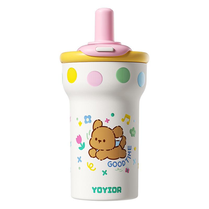 316l Insulated Tumbler With Straw For Travel And Giftgiving Polka Dot