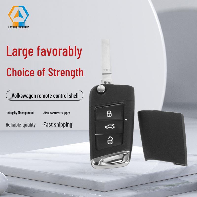 Volkswagen 3-Button Folding Key Shell for Remote Control