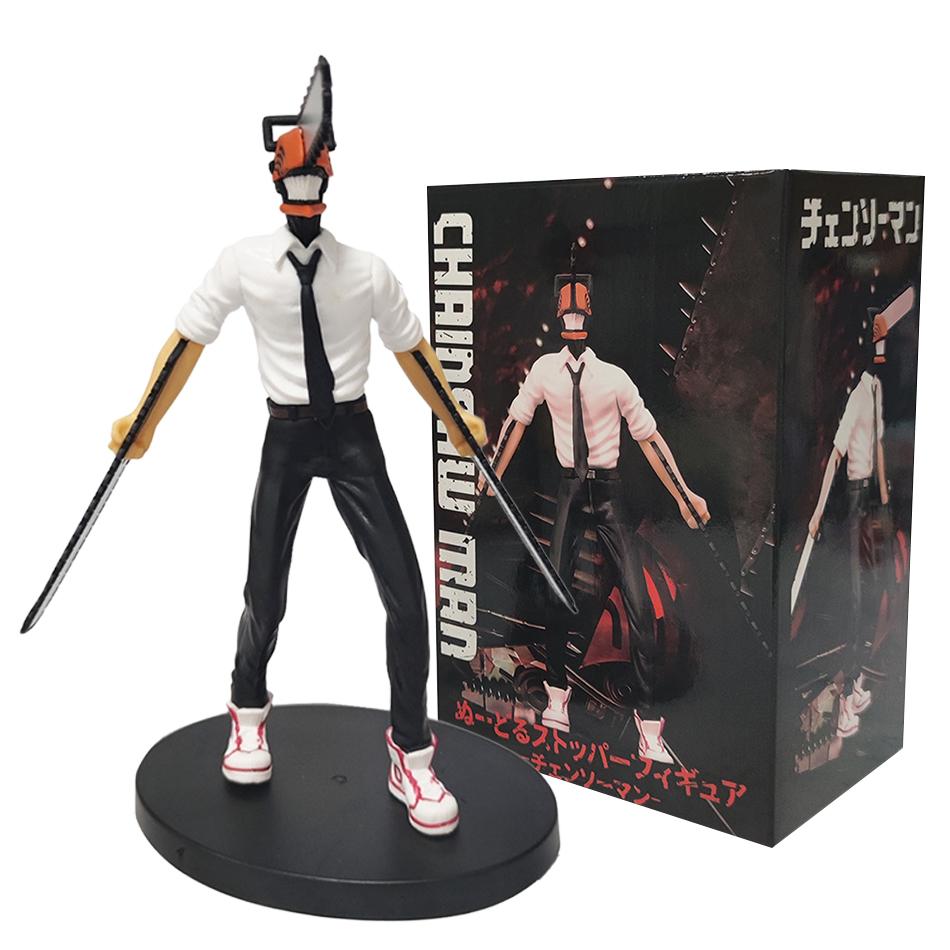 14/17cm Chainsaw Man Anime Figure Power/Denji Action Figure PVC Chainsaw Man Noodle Stopper Figurine Adult Collection Model Toys