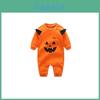Adorable Usa Baby Pumpkin Demon Monster Bodysuit With Timeless Halloween Design