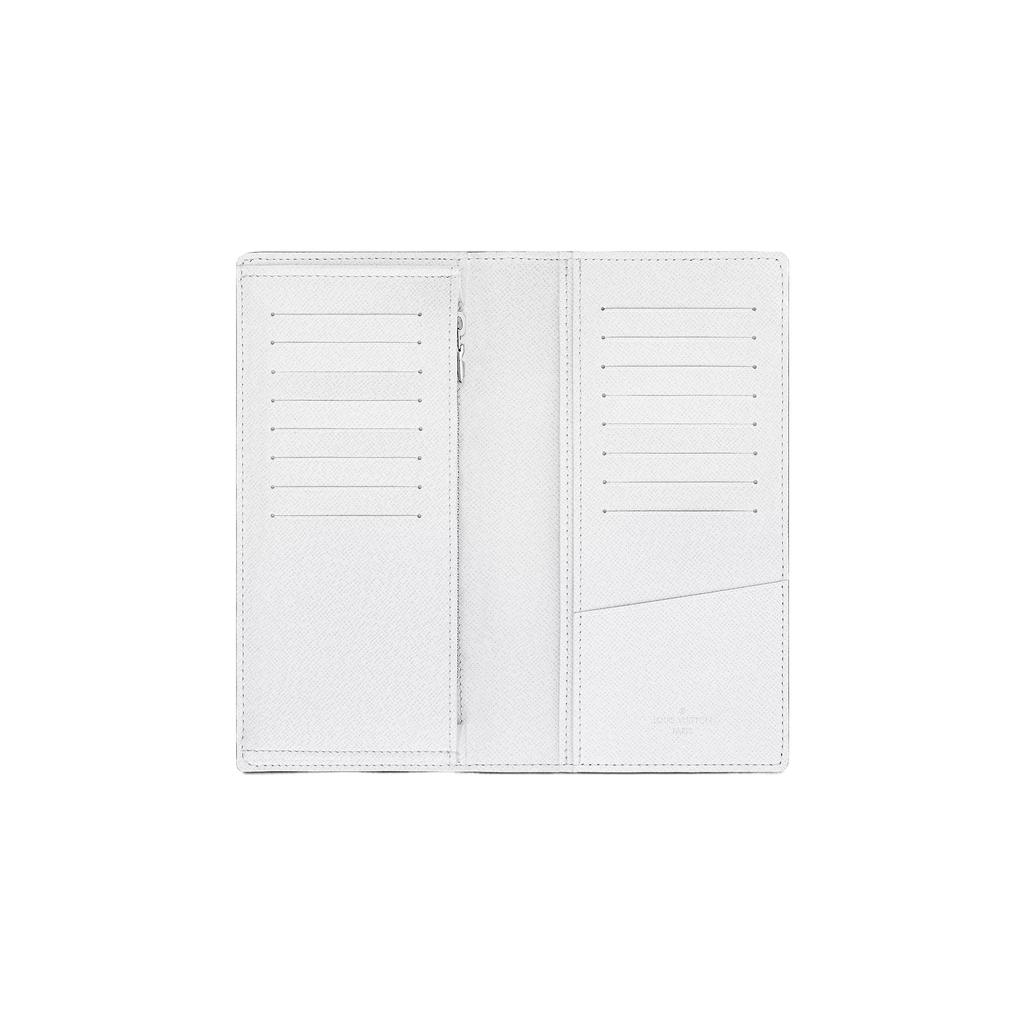 Louis Vuitton Brazza Monogram Canvas And Leather Long Wallet Men wallet White M30889