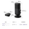 Sony ECM-S1 Camera Microphone, Wireless Streaming Microphone, IndoorOutdoor Vlog, Live Streaming, Interview with Video, Audio Recording, Podcast, Pop