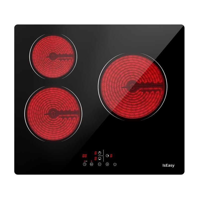 Placa Vitrocerámica IsEasy LT3-22 3 Zonas 5500 W Negro - Imagen 3