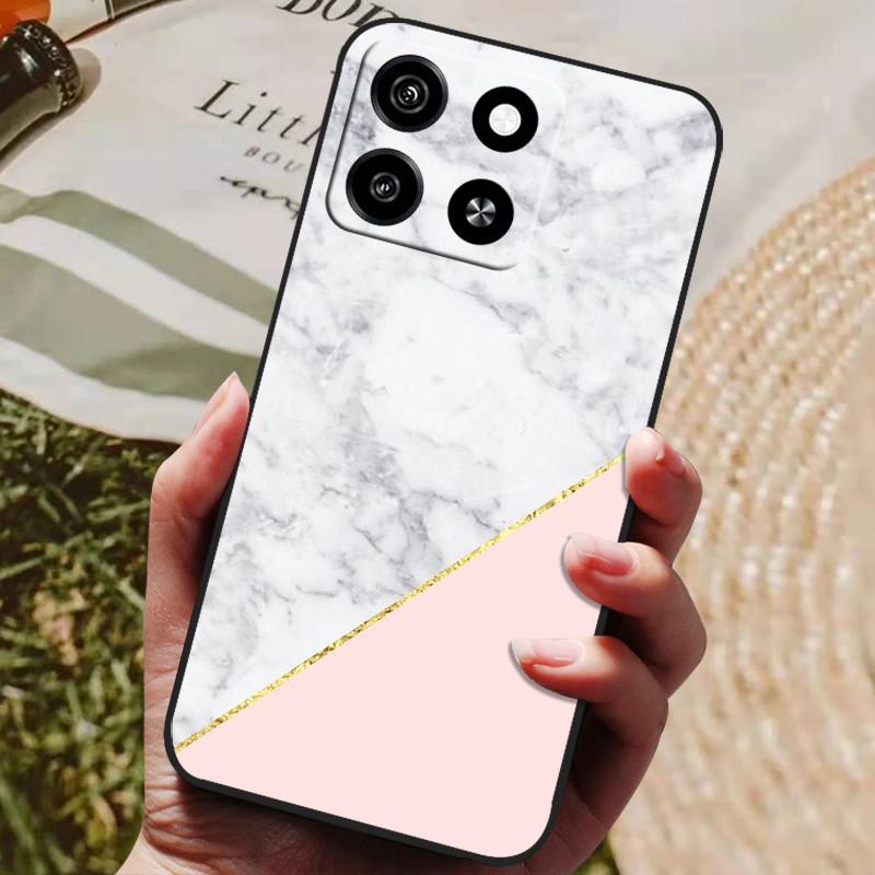 Für ZTE Blade A35 Hülle BladeA35 BladeA55 Luxus Bemaltes Handy Silikon Rückseite Für ZTE Blade A55 Hüllen Schutzhülle Capas