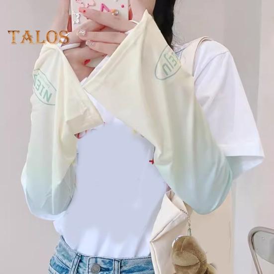 UV-Sonnenschutz-Armstulpen für Damen, kühlende Eisseiden-Armstulpen, Sonnenschutz-Armabdeckung für Radfahren im Freien beim Laufen