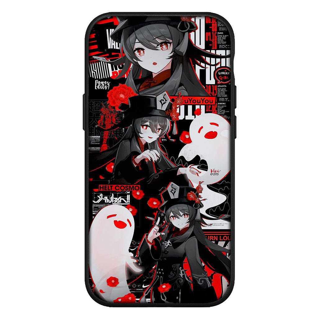 

для iPhone 16 15 X XR Samsung Galaxy S24 S23 Plus Xiaomi Redmi Note 13 12 11 Pro Max 9 10 14 OPPO Huawei чехол Genshin HuTao Impact Hu Tao чехол для телефона for iPhone 8 олений