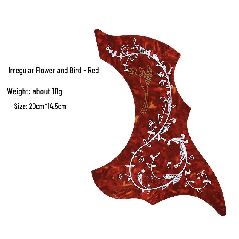 Naklejka panelowa pickguardu gitary chroniąca przed zarysowaniami dla gitar 38-41 calowych - Ochrona strun