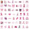 55 New Breast Cancer Graffiti Stickers Decorate Notebook Suitcase Mobile Phone DIY Stickers