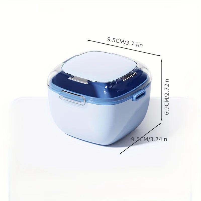 10Pcs Retainer Case Portable Mouth Guard Box Oral Cleaning False Teeth Denture Storage Box Teeth Aligner Braces Box