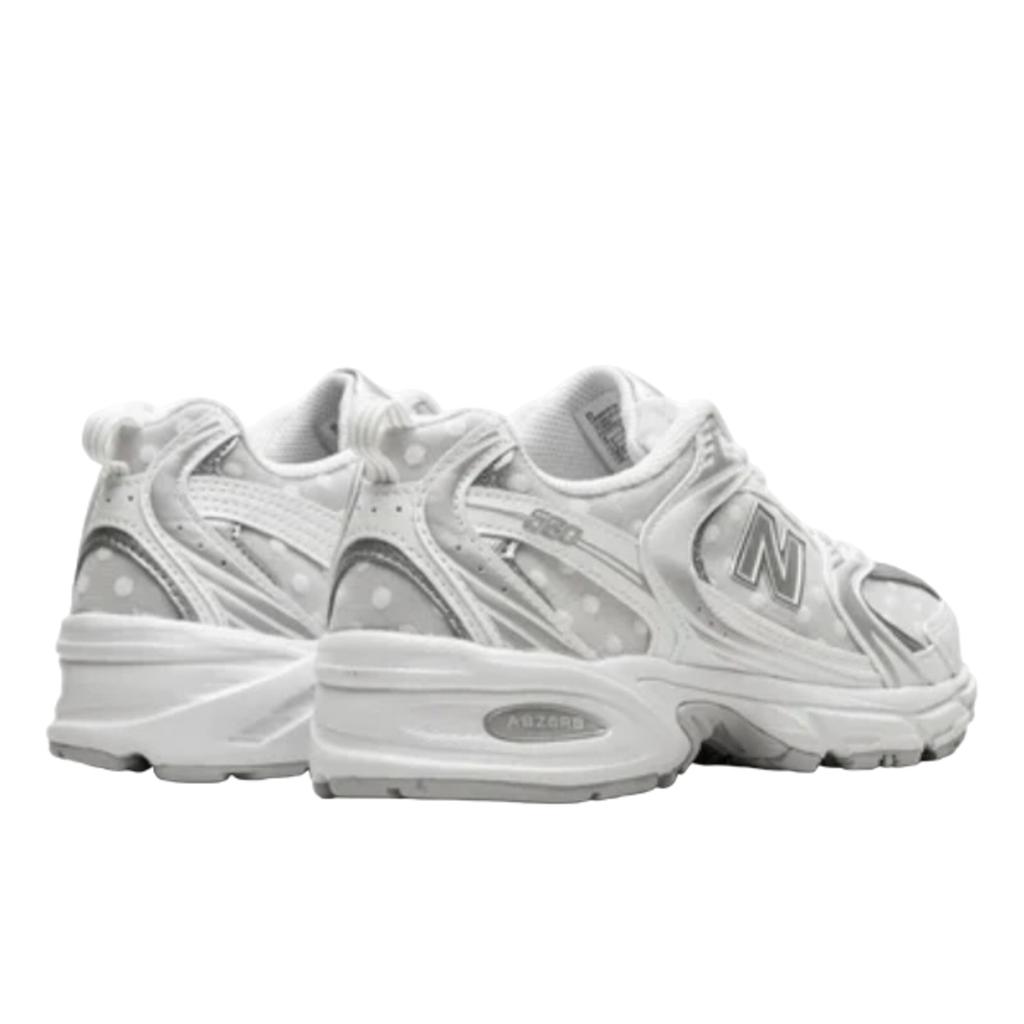 New Balance 530 Silver Metallic Polka Dots