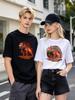 Cool Fire Pitbull Print Casual Comfortable Soft Short Sleeve T Shirt