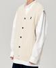 Takeasy Cable Smallakku Vest Cardigan (Ivory)
