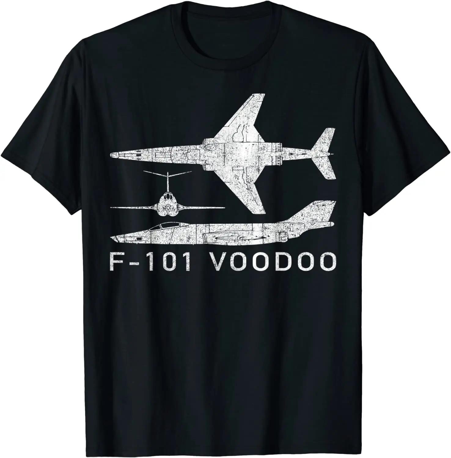

F101 Voodoo Supersonic Jet Fighter Aircraft T Shirt New 100 Cotton Short Sleeve ONeck Casual Tshirts Loose Top Size S3XL S