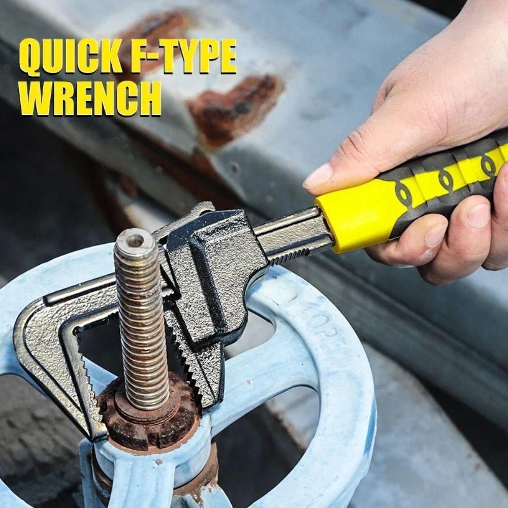 Large Opening Multi-function Spanner Multi-functional Plumbing Wrench Spanner Wrench  Plumbing Work
