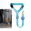 1Pcs 40-70cm Adjustable Pet Car Seat Belt Dog Cat Safety Harness Leash with Flower Decor for Dogs Travel Collar Pet Accessories