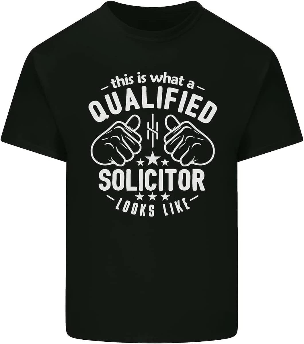 A Qualified Solicitor Looks Like Mens Cotton T-Shirt L
