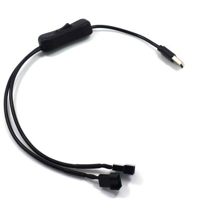 5V 2 Way 4 Pin Adapter USB To Converter Cable PC Computer Fan