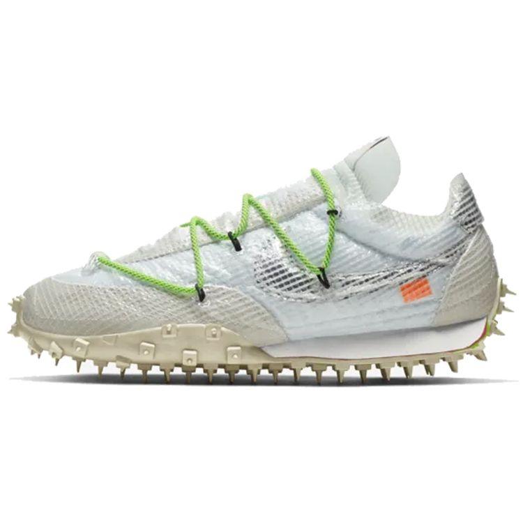 Кроссовки женские Off-White x Nike Waffle Racer Electric Green Черный CD8180-100 44.5