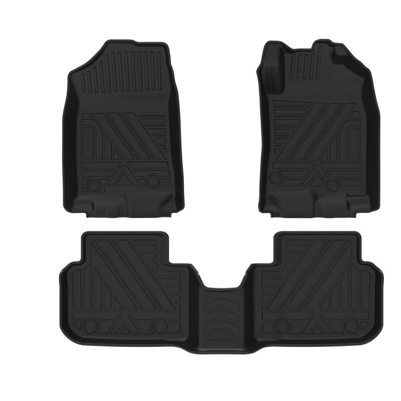 Eco-Friendly, Durable TPE Waterproof Floor Mats for 2023-2025 Honda Civic Hatchback (RHD) Full TPE Custom Fit