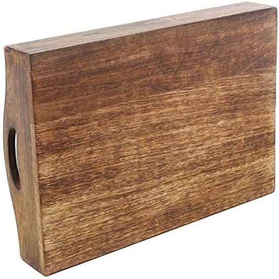 Strom života, ručně vyřezávaný dřevěný servírovací podnos s rukojetí na čaj, svačinu, dezert, kuchyň, jídelní servírovací příslušenství