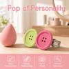 2pcs Oval Design Button Shape Hairpins Sweet Cute Barrettes Candy Color Hair Clip  Daily Wear