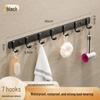 Adhesive Space-Saving Aluminum Towel & Clothes Hook for Bathroom/Kitchen