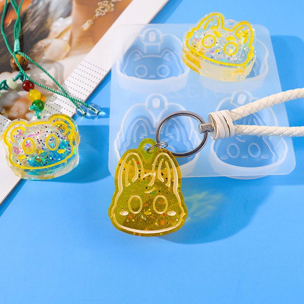 2pcs Reusable Silicone Resin shaping forms Washable Jewelry Casting shaping forms For DIY Crafts