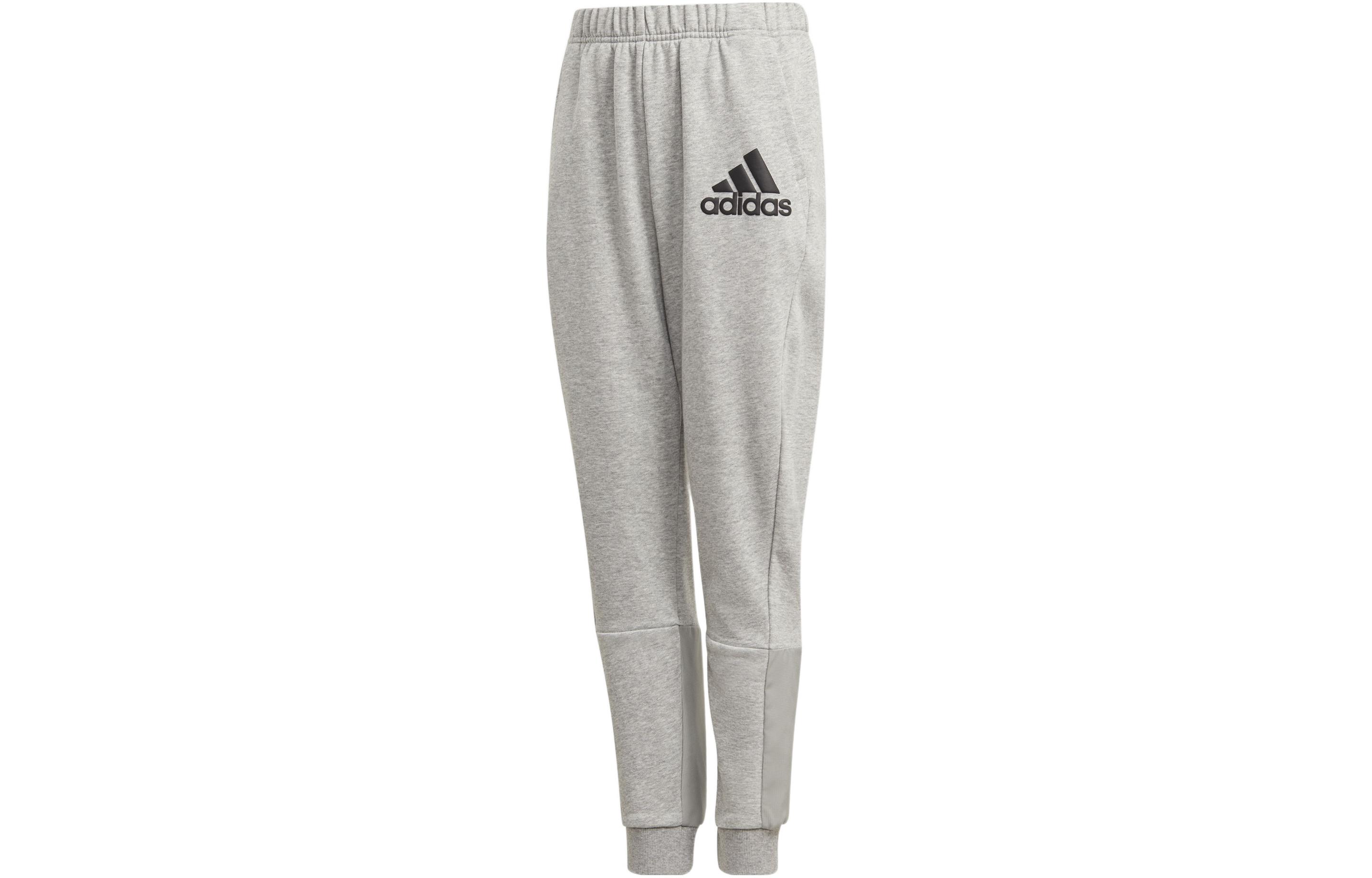 Kids Adidas Knitted Sweatpants Gray GJ6627 164