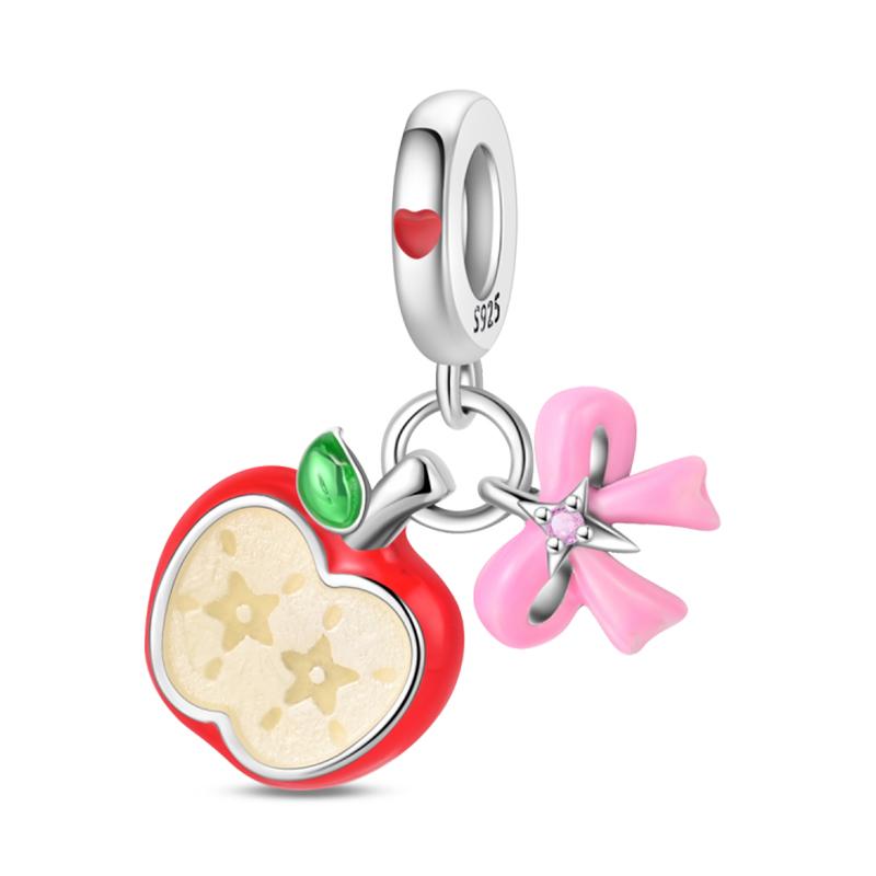 100% Copper Pineapple Cherry Avocado Lemon Charms Beads Pendants Fit 3Mm Bracelets Diy Fine Jewelry Making