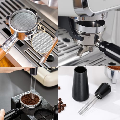 Tubbi Espresso Needle WDT Tool 0.25mm Needle 12-Needle Adjustable Range Stirring Needle Coffee Distributor