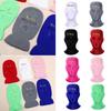 Men Women Knitted Windproof Full Face Cover Ski Mask Neck Warmer 3 Hole Balaclavas