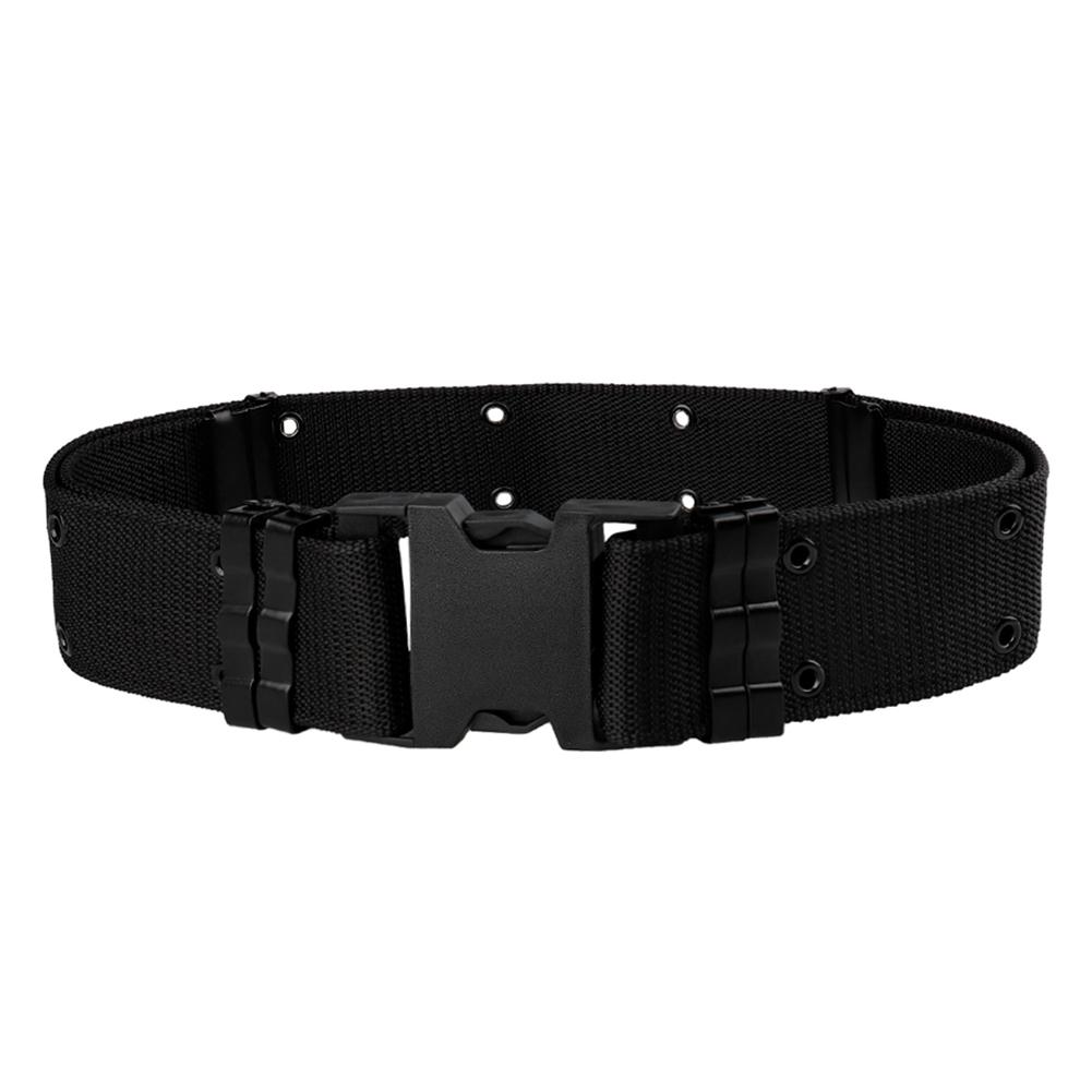 1Pc Tactical Belt Quick Release Outdoor Training Belt Soft Nylon Sports Accessories Men And Women Adjustable Waistband