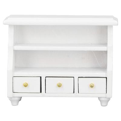 1/12 Scale Dollhouses Bathroom Organizer Cabinet Model Figurine for Miniature Interior Scene Display Accessories