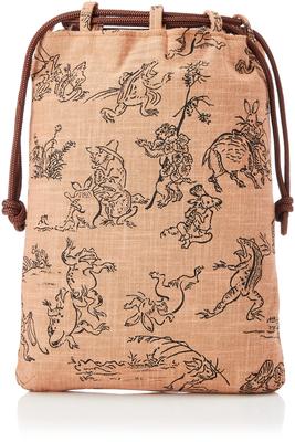 Maruzen Shingen Choju Giga 20 x x 28 Trekkoord Tas Tas, (Choju Giga) Ontwerp, Bruin, 1,5 cm,