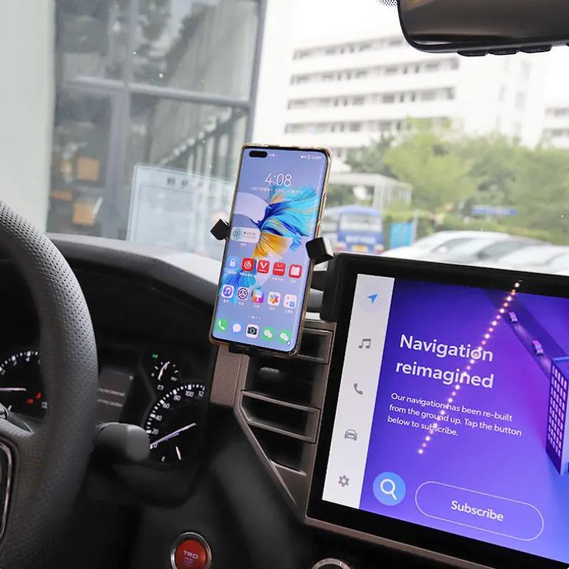 14-inch Tundra Sequoia Navigation Phone Holder with Ball Head Bracket & Wireless Charging