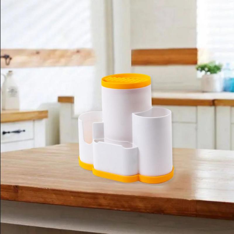 Plastic Drain Chopsticks Tube, Household Creative Chopsticks Cage, Kitchen Spoon Storage Rack, Tableware Storage Box, Chopsticks Basket