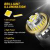 AUXITO Pair 3157 4114 SMD 4157 LED DRL Daytime Driving Running Light White Bulbs