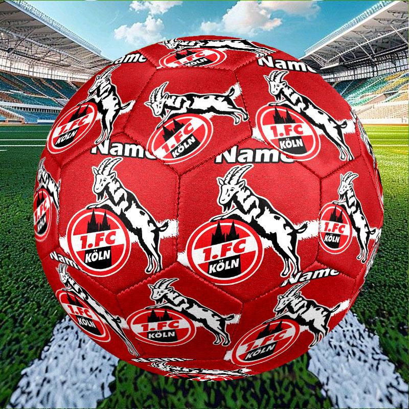 Custom Name Personalized FC Koln Print Size 5 Soccer Ball Training & Match Football, for Team, Kicking, Gift for Football Enthusiasts