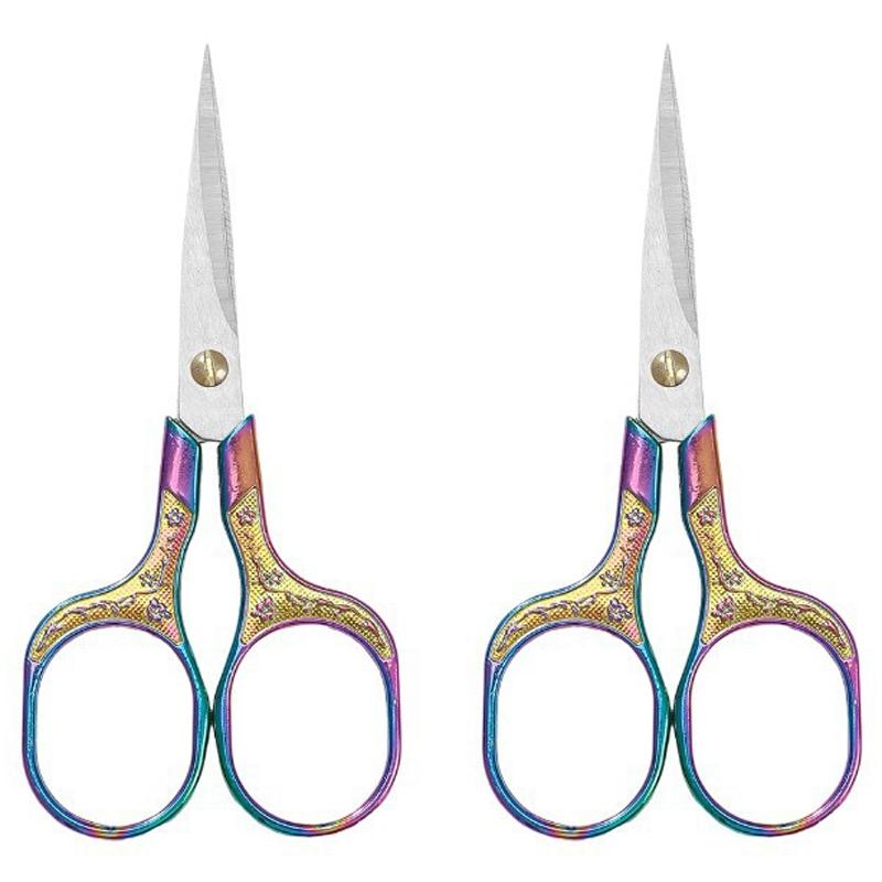 1-5Pcs Stainless Steel Vintage Scissors Sewing Fabric Cutter Embroidery Tailor Thread Scissor Tools for Sewing Shears Small
