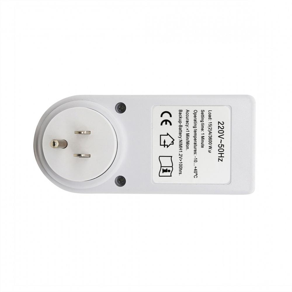 Digital Timer Socket Kitchen Timing Switch Electronic Mini Timer Outlet 15A 1800W 120V/10A 2200W 220V Power Socket Timer Switch3