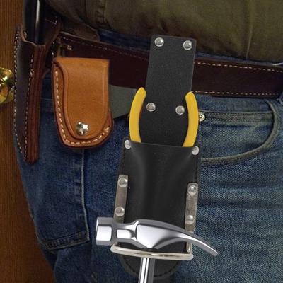 Torba na narzędzia Pas Uchwyt na młotek Mocna konstrukcja Skóra syntetyczna Torba na pas narzędziowy Torba narzędziowa użytkowa na szczypce Nóż Nożyczki Śrubokręty